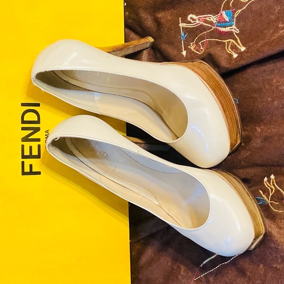 Fendi heels shoes pumps platform designer brand - Picture 7 of 11